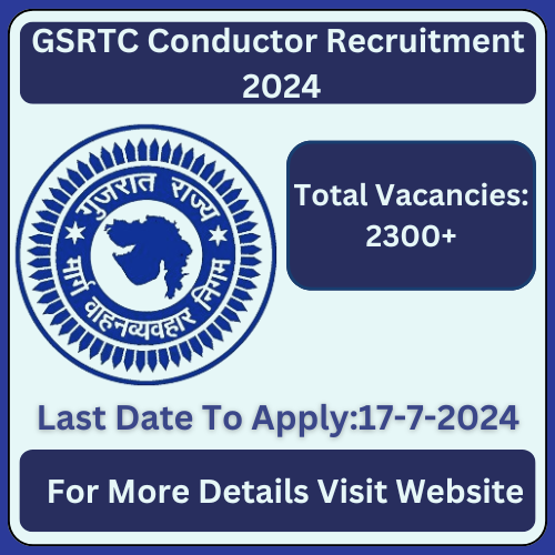 GSRTC Conductor Recruitment 2024