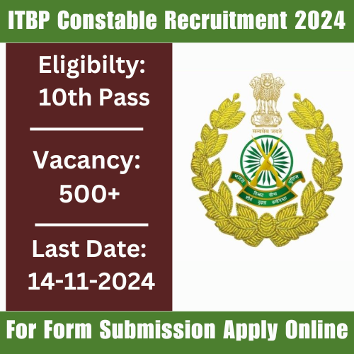 ITBP Constable Recruitment 2024