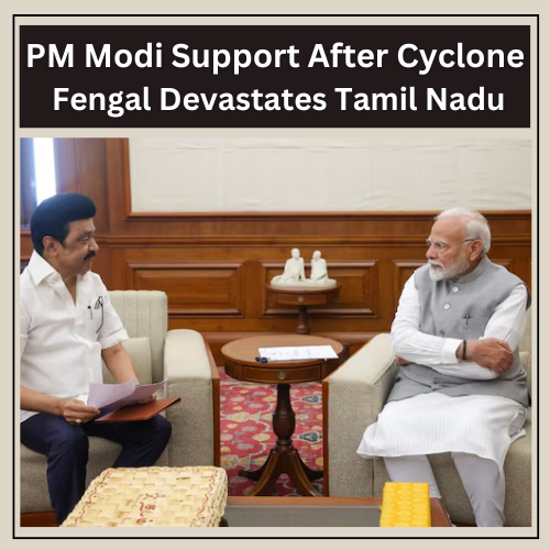 PM Modi Assures MK Stalin Of Support After Cyclone Fengal Devastaes Tamil Nadu